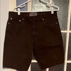 Valentino Men's Dark Brown Jean Shorts size 36